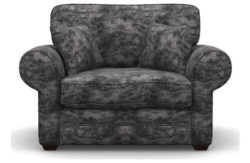 Heart of House Chedworth Shimmer Fabric Cuddle Chair - Grey